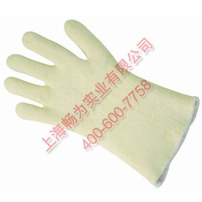 耐高溫300度白色芳綸密織手套