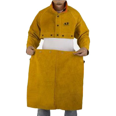 友盟AP-2188 金黃色開(kāi)背式焊服及圍身